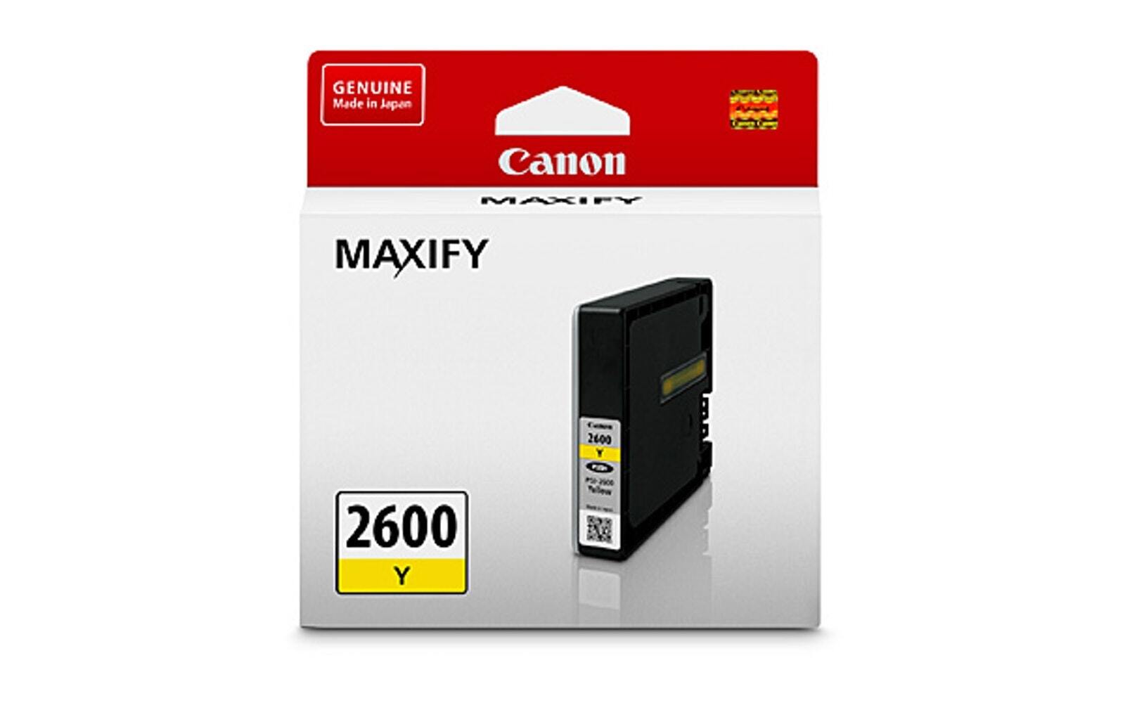Canon PGI2600XLY Yellow Ink Tank for Canon Maxify MB5160 Home Office Printer