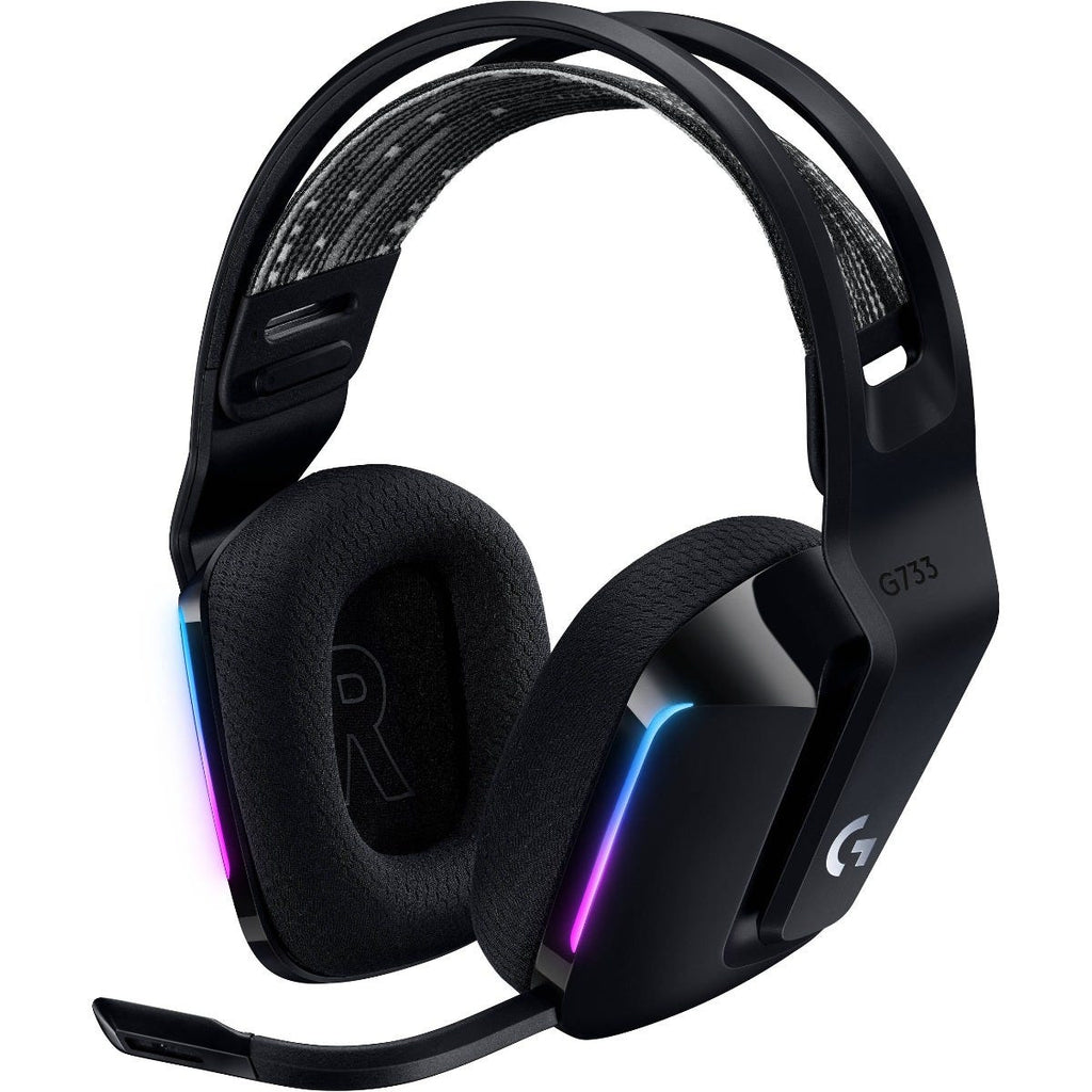 Logitech G733 Lightspeed Wireless RGB Gaming Headset (Black)