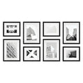 Gallery Wall Set - 8 Black Photo Frames
