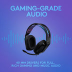 Logitech G335 Wired Gaming Headset - Black