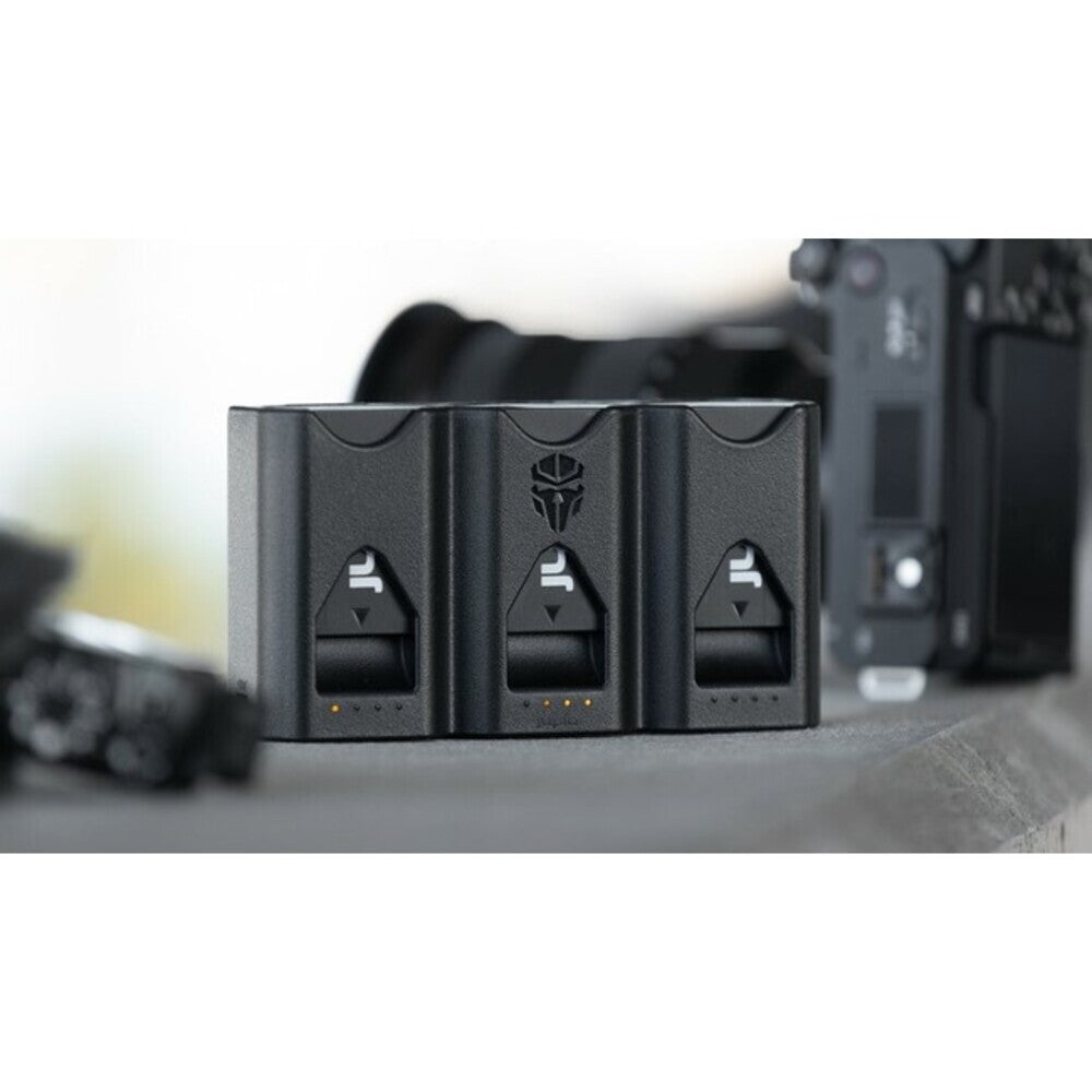 Jupio Prime Triple Charger and Card Holder - Panasonic DMW-BLK22