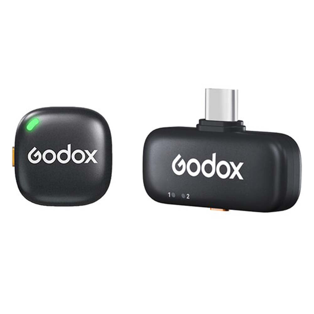 Godox C01 Wireless Microphone System for Mobile USB-C (2.4 GHz, Black)
