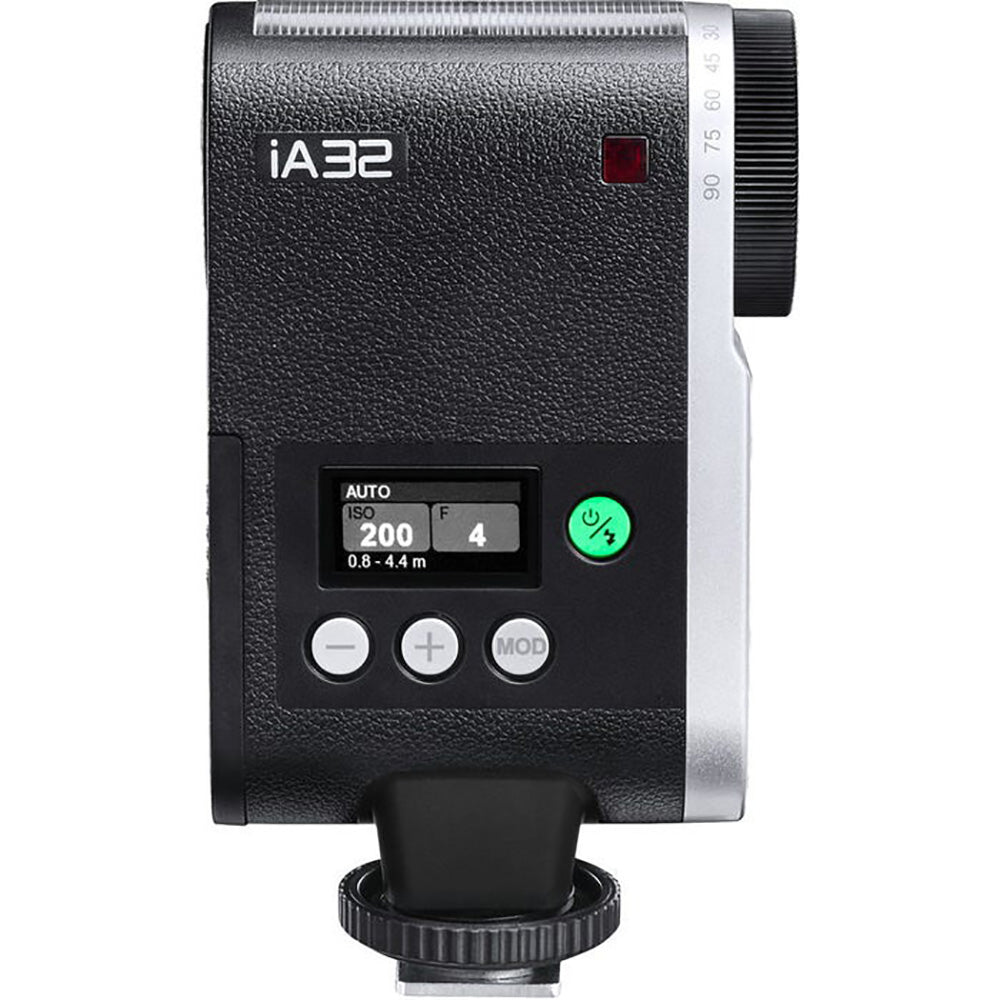 Godox iA32 iFlash Camera Flash with Energizer Recharge Charger (4xAA Incl)