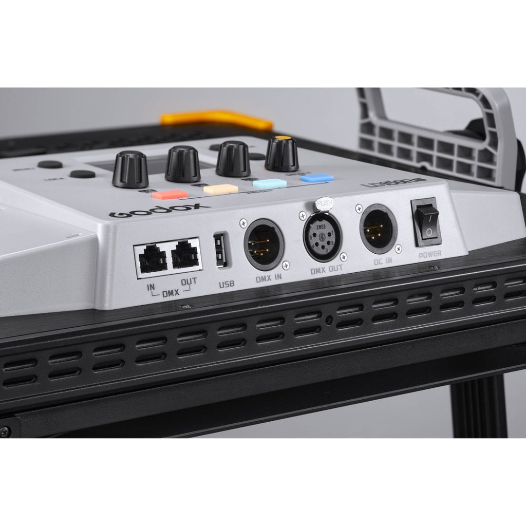 Godox LD150RS RGB Panel Light Inc Barndoors