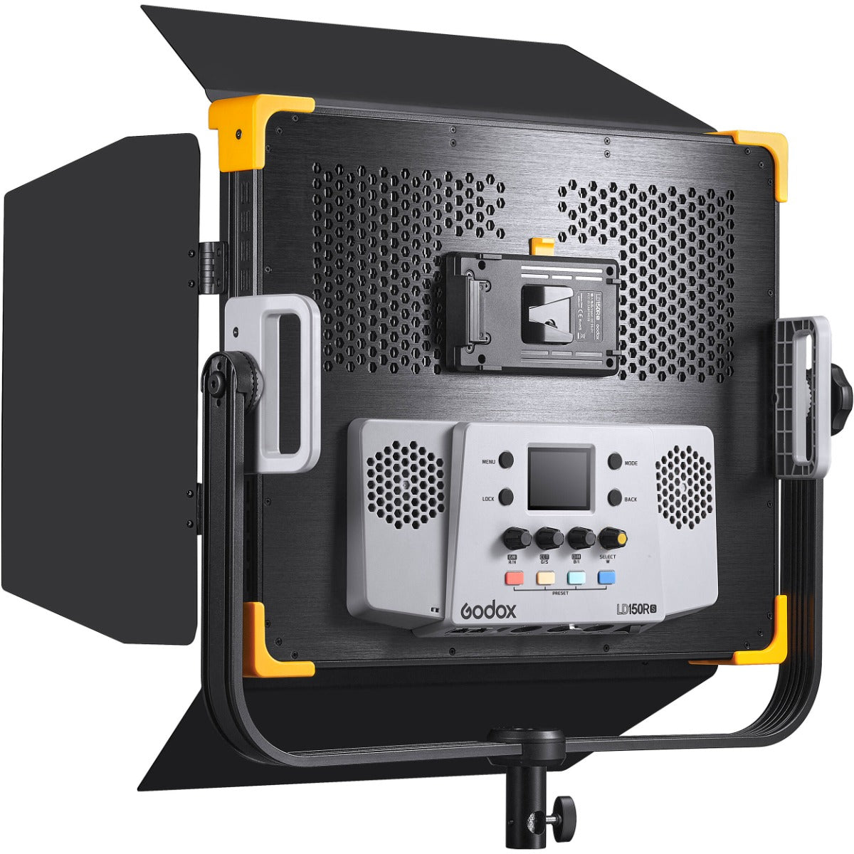 Godox LD150RS RGB Panel Light Inc Barndoors