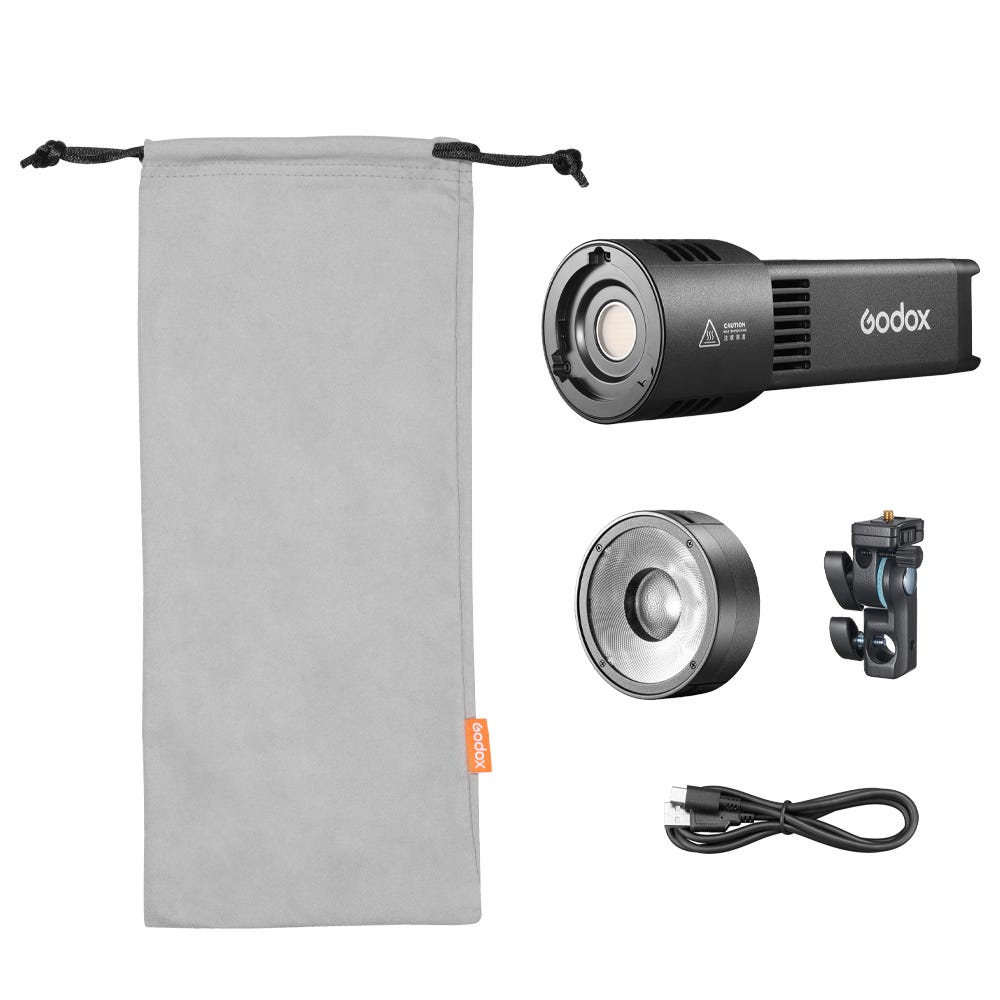 Godox RS100Bi Bi-Colour LED Light with Projection Attach Kit