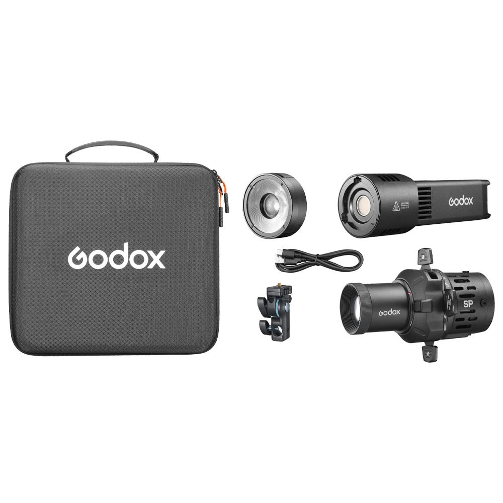 Godox RS100Bi Bi-Colour LED Light with Projection Attach Kit
