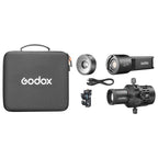 Godox RS100R RGB LED Light with Projection Attach Kit