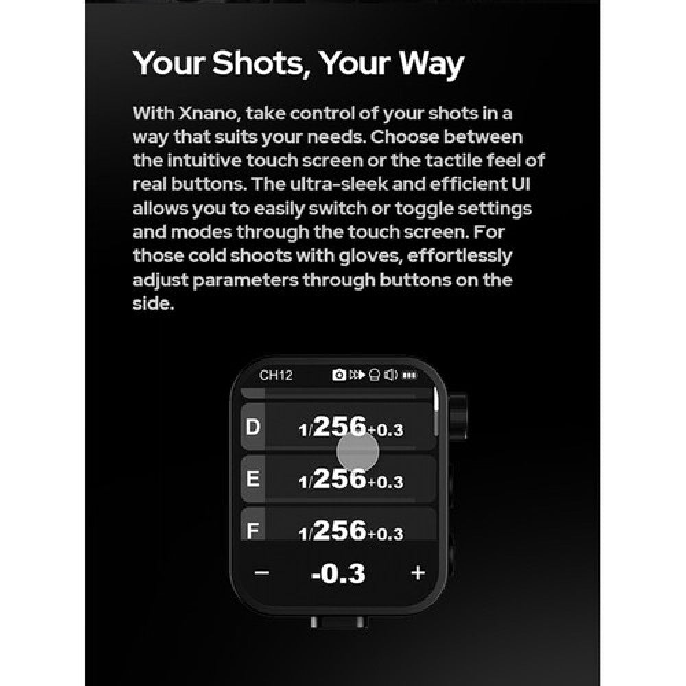 Godox Xnano F Touchscreen TTL Wireless Flash Trigger - Sony