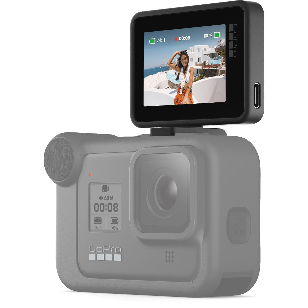 Gopro Display Mod Hero 8 / 9 / 10 / 11 / 12 Black
