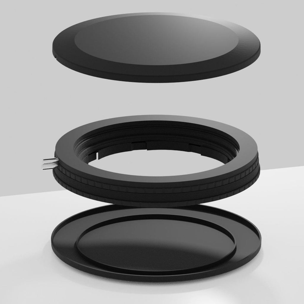 H&Y Filters RevoRing CNC Machined Aluminum Front and Back Cap (37-49mm)