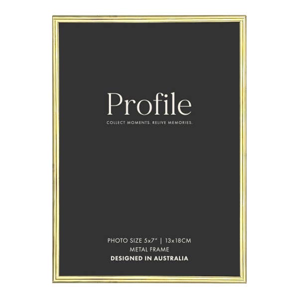 Profile - Habitat 5x7" Photo Frame - Brass