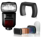 Hahnel Modus 600RT MKII SpLite Wireless Kit Fuji with FREE FREE Clamp and Light Effects