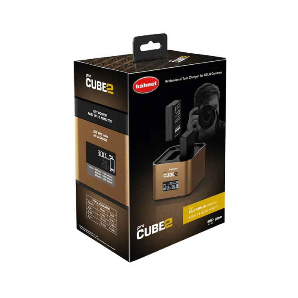 HAHNEL - proCUBE 2 Charger- Olympus EOL 