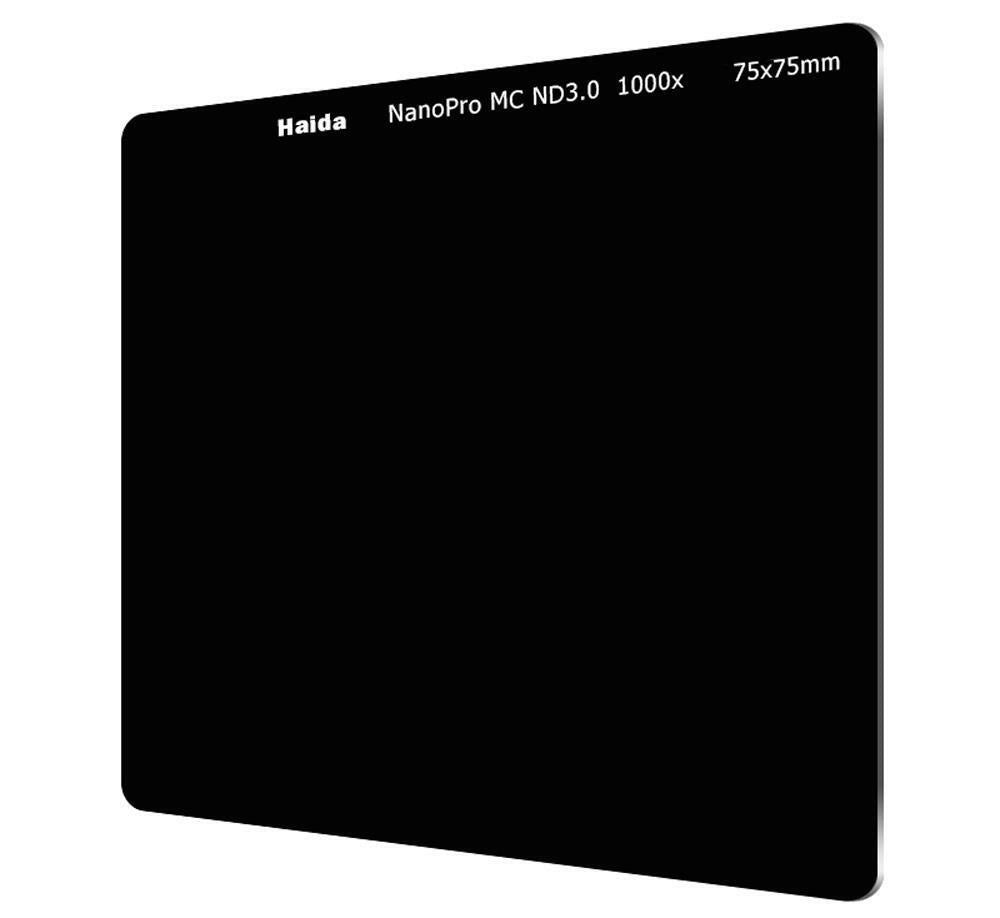 Haida Square Filter ND3.0 75x75mm NANO PRO MC Glass 10 stop for 75 PRO Filter Holder
