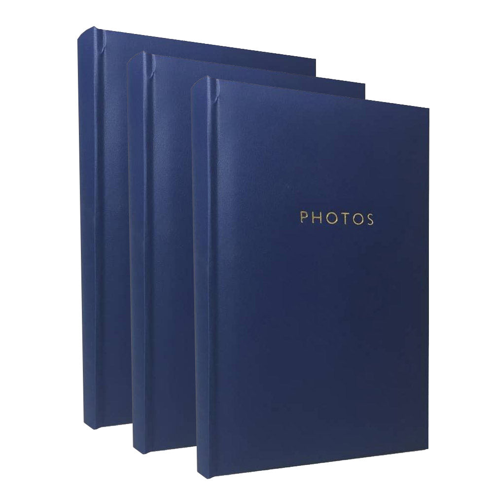 Havana Slip-in 4x6 - 300 Photo - Blue - 3 Pack Album Bundle