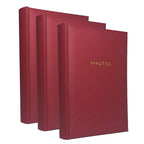 Havana Slip-in 4x6 - 300 Photo - Red - 3 Pack Album Bundle