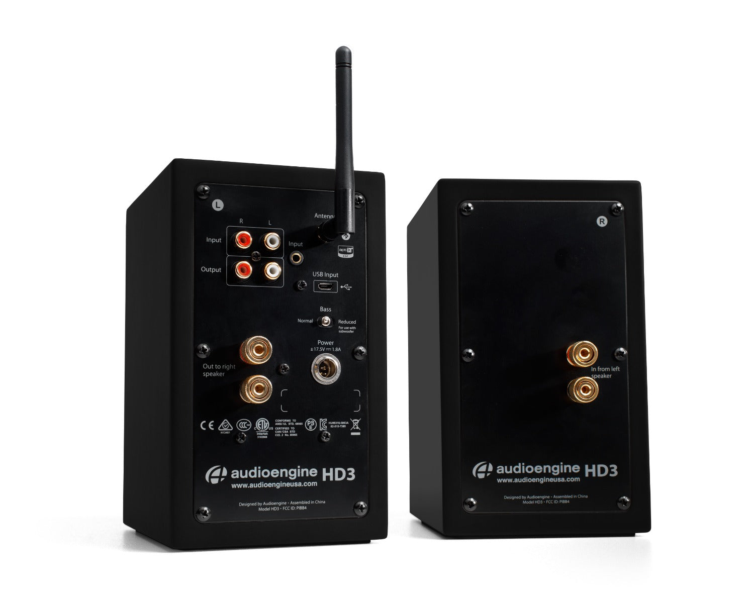Audioengine HD3 Premium Wireless Speakers - Satin Black