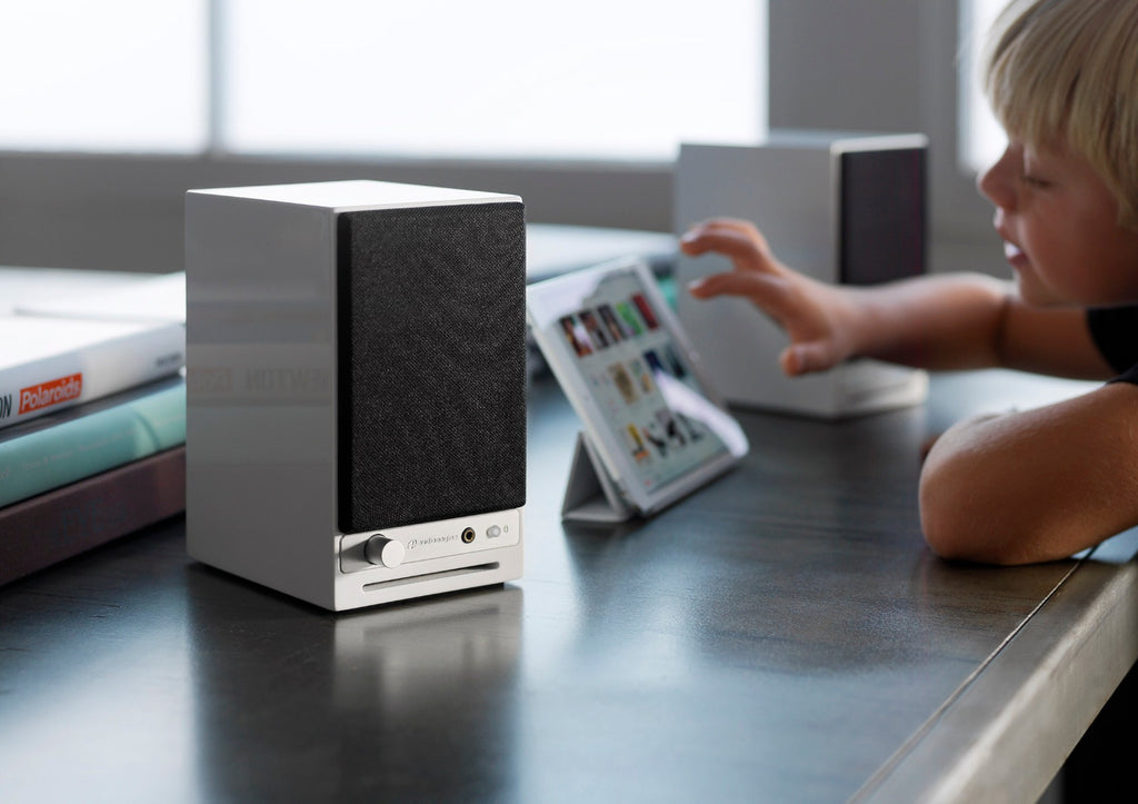 Audioengine HD3 Premium Wireless Speakers - Gloss White