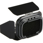 Godox BD-07 Barn Door with Honeycomb Grid and Colour Filter Set for AD200