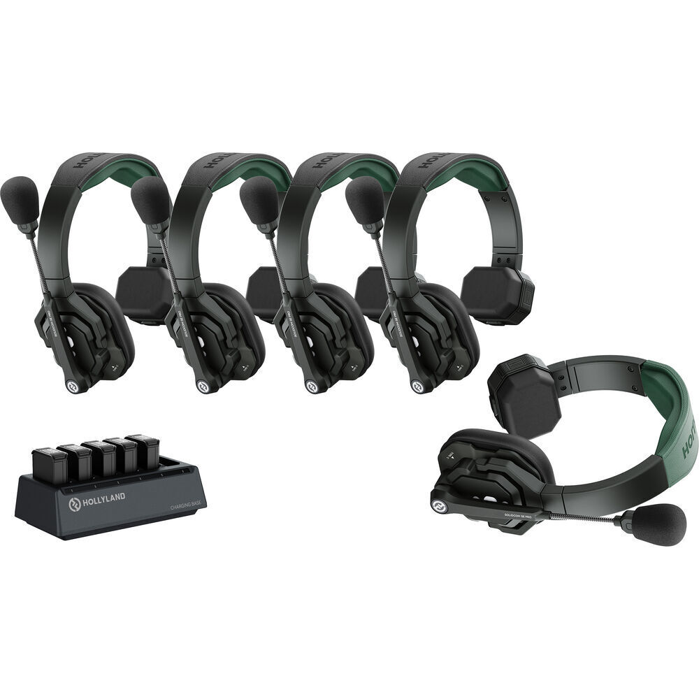 Hollyland Solidcom SE Pro 1.9Ghz Intercom System - 5 Person Kit