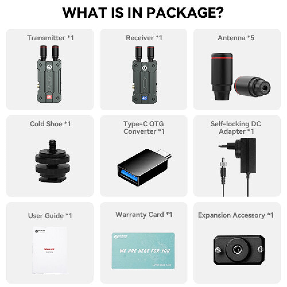 Hollyland Mars 4K HDMI/SDI Transmission Kit