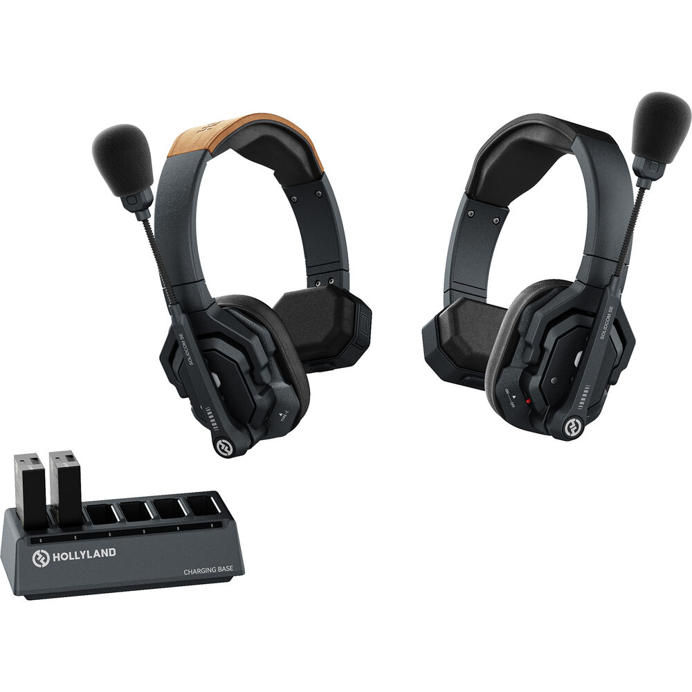 Hollyland Solidcom SE Pro 2.4Ghz Intercom System - 2 Person Kit