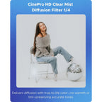 HOYA 49mm CineProHD Clear Mist 1/4 Filter