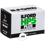 Ilford HP5+ Black & White Negative 35mm Roll Film, 36 Exposures PP50