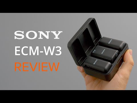 Sony ECM-W3 Wireless Microphone Kit w/ Charging Case