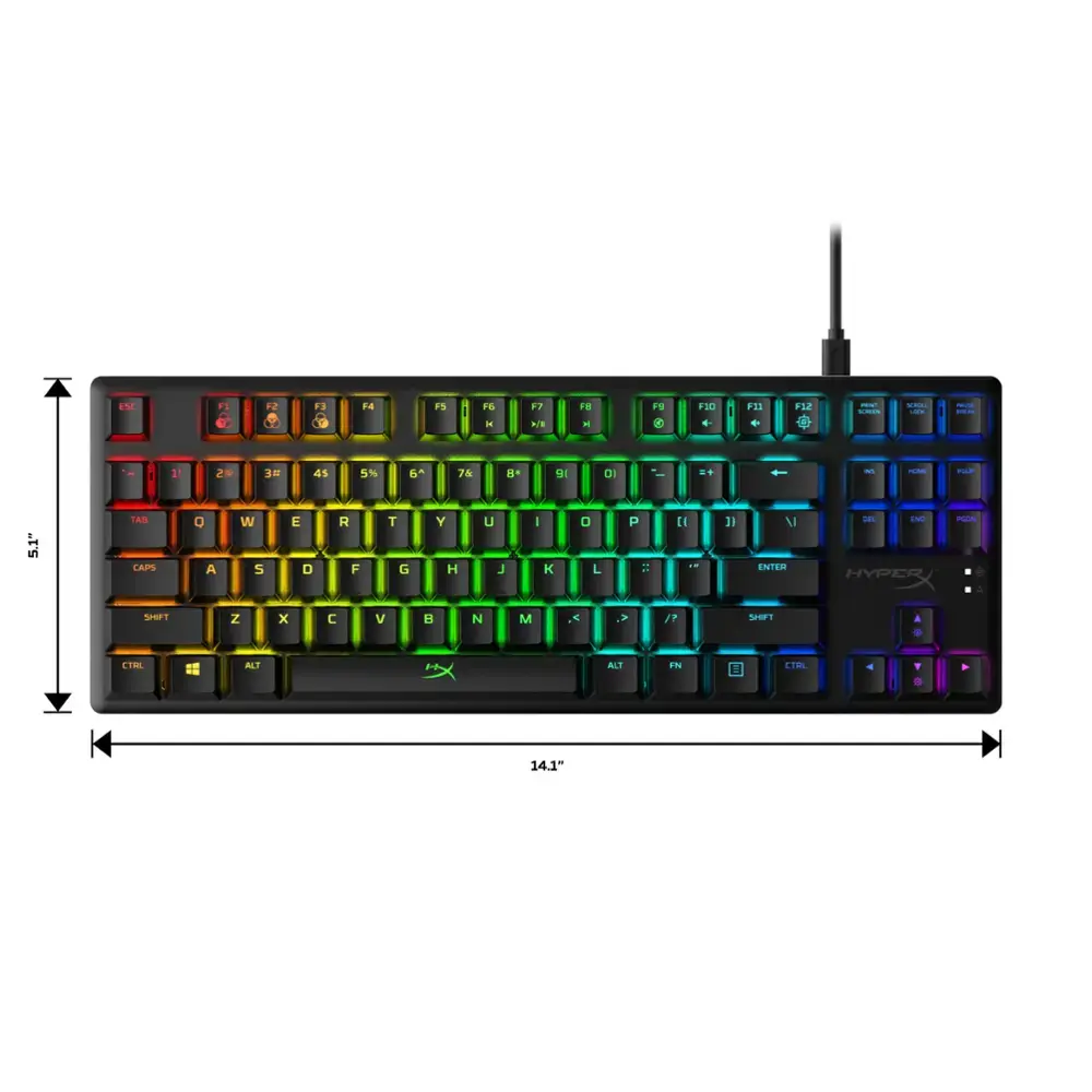 HyperX Alloy Origins PBT TKL Mechanical Gaming Keyboard (HX Blue Switch)
