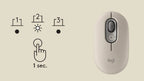 Logitech POP Wireless Mouse with Emoji (Mist Sand)