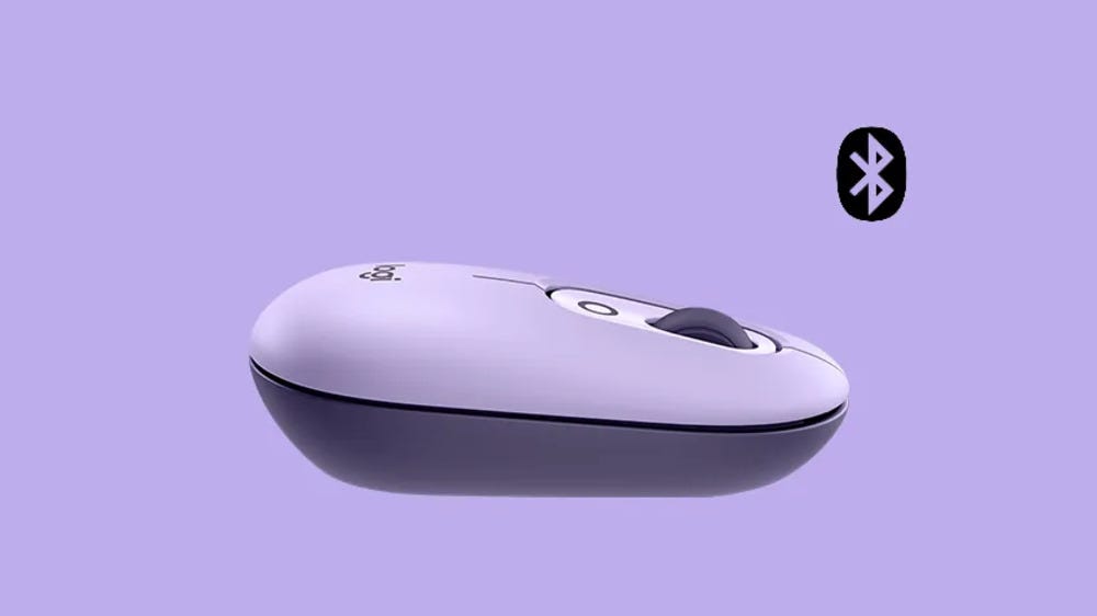Logitech POP Wireless Mouse with Emoji (Cosmos Lavender) 