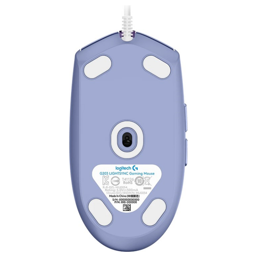 Logitech G203 LIGHTSYNC Gaming Mouse (Lilac)