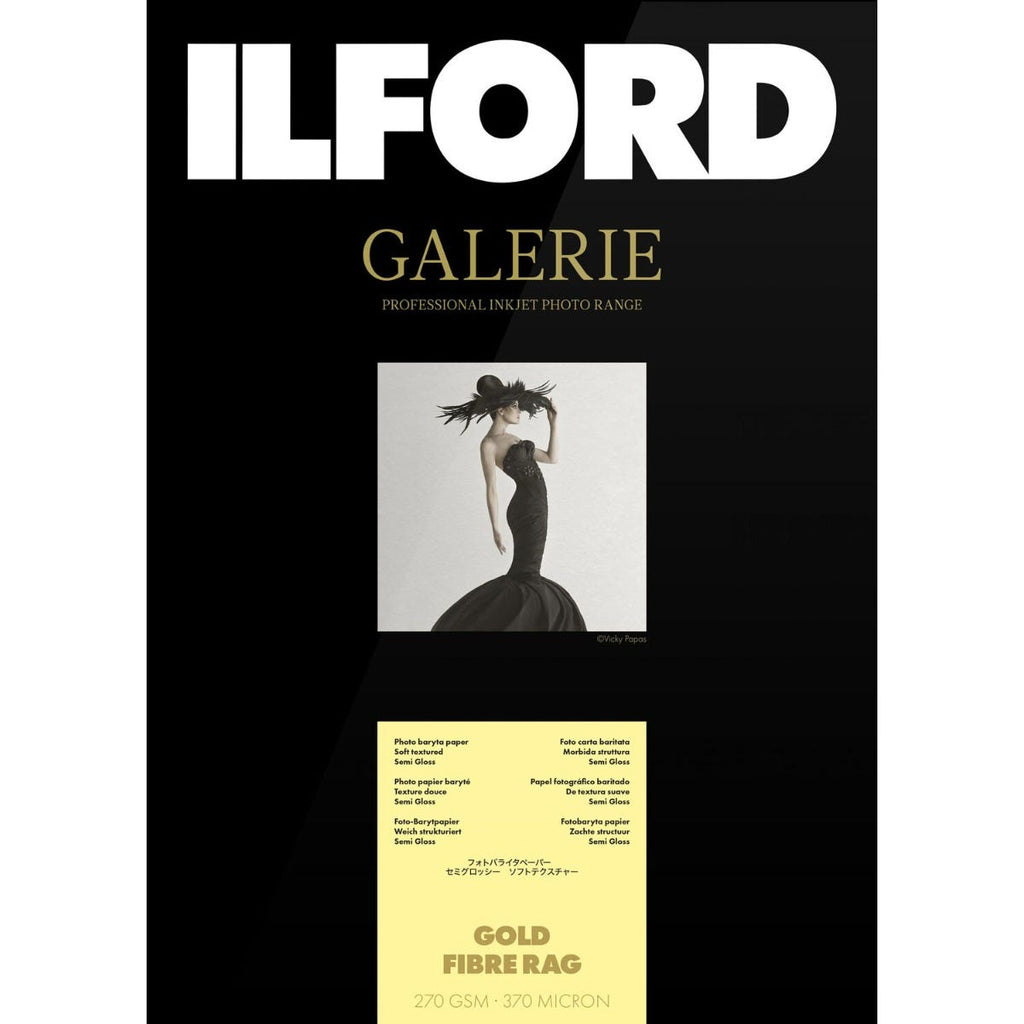 Ilford Galerie Gold Fibre Rag A3 25 Sheets