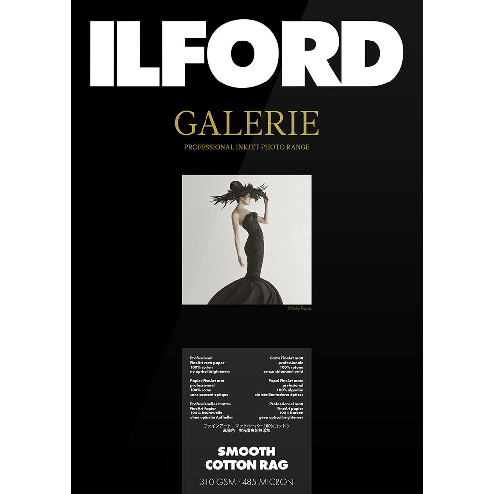 Ilford Galerie Smooth Cotton Rag 310GSM A3 25 Sheets