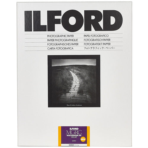 Ilford Multigrade IV RC Deluxe 25M Satin 12 x 17 cm 25 Sheets MGRCDL25M