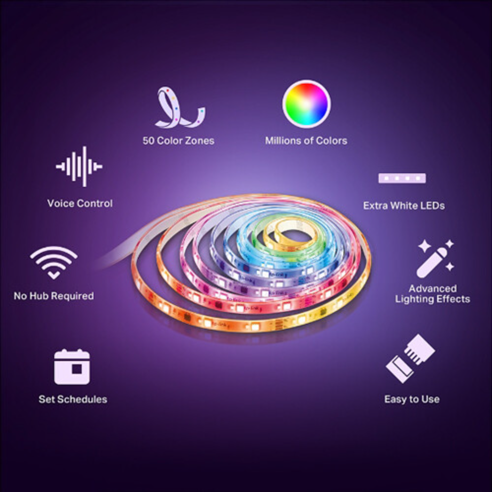 TP-Link Tapo Smart Wi-Fi Light Strip Multicolour (5m)
