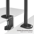 Brateck Dual-Monitor Steel Articulating Monitor Mount