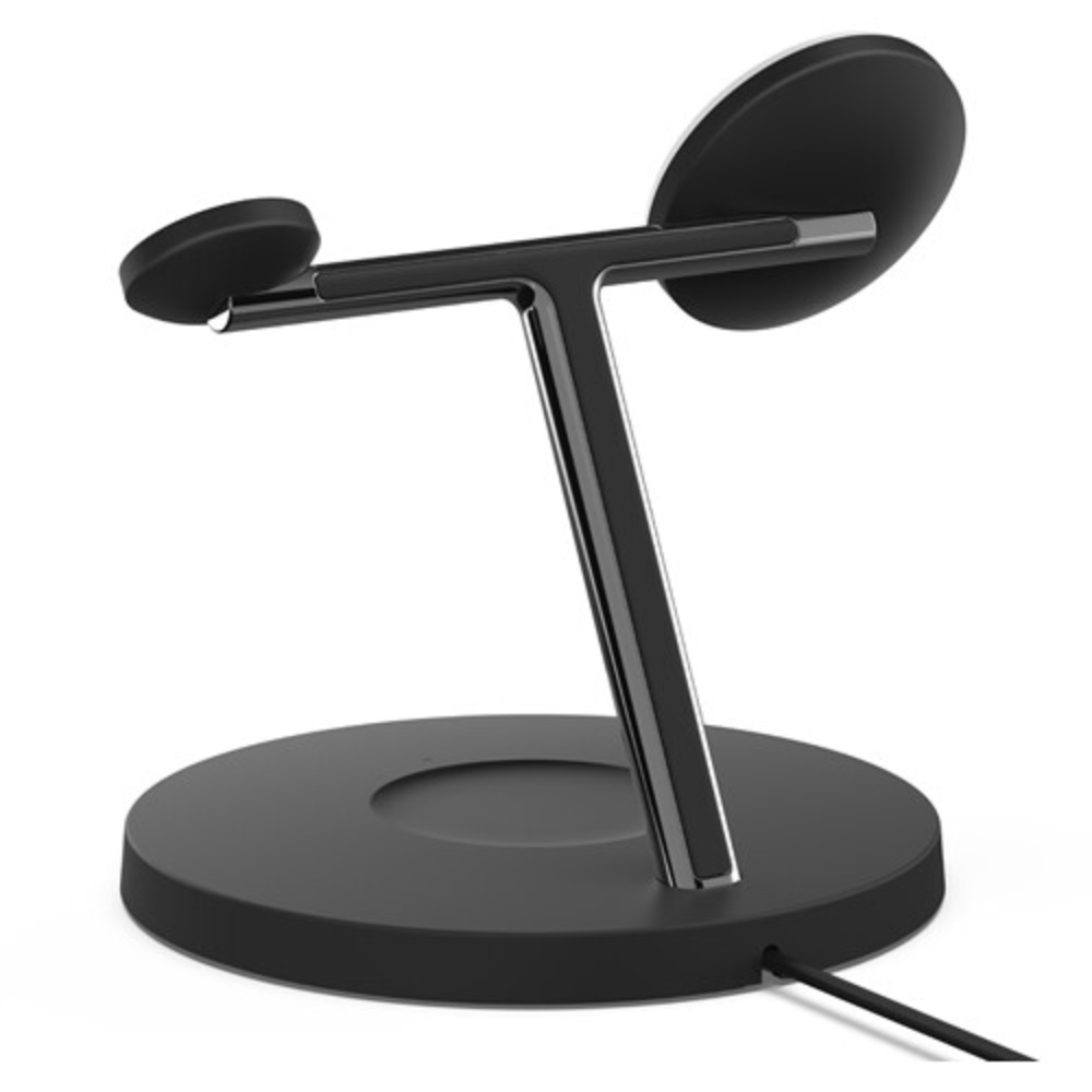 Belkin BoostCharge Pro 3-in-1 Wireless Charger with 15w MagSafe Charging (Black)