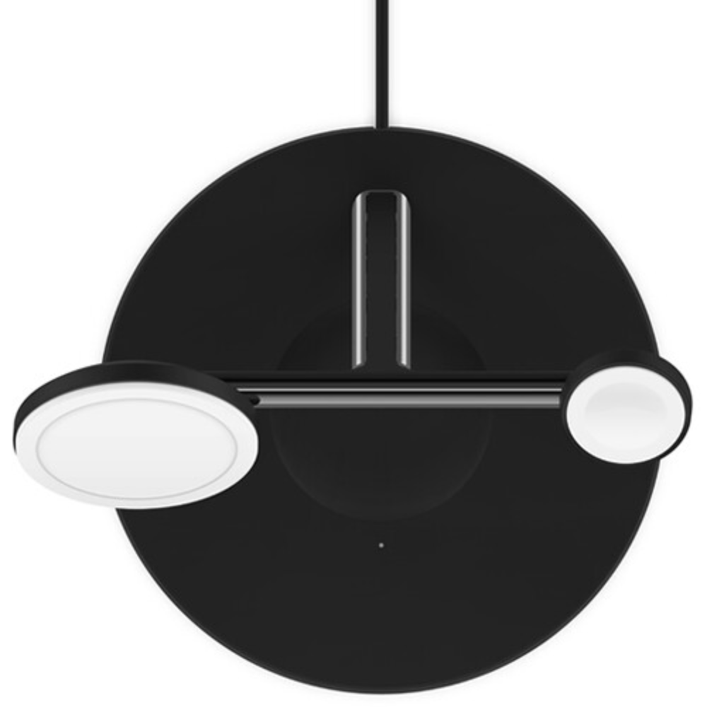Belkin BoostCharge Pro 3-in-1 Wireless Charger with 15w MagSafe Charging (Black)
