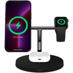 Belkin BoostCharge Pro 3-in-1 Wireless Charger with 15w MagSafe Charging (Black)