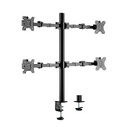  Brateck Quad Monitors Affordable Steel Articulating Monitor Arm