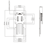Brateck Steell Track-Mounted Monitor Holder