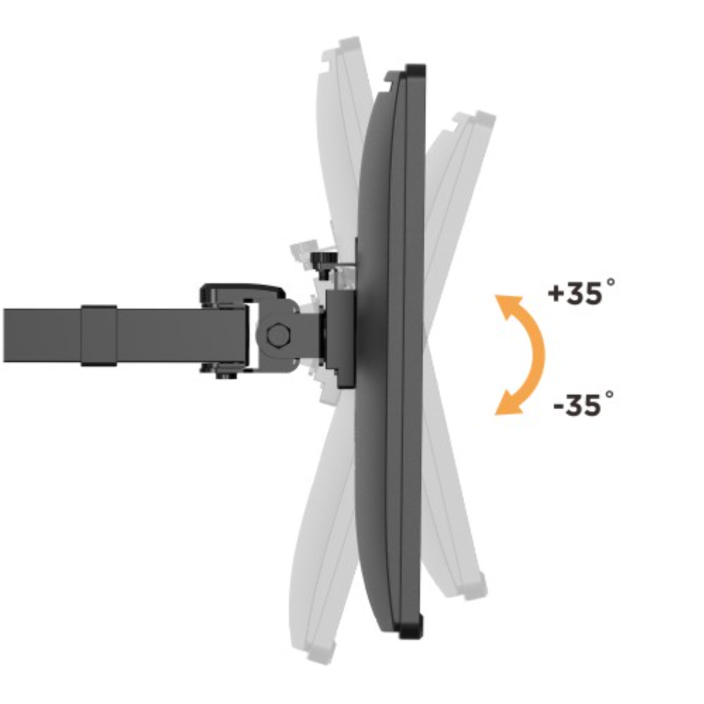  Brateck Quad Monitors Affordable Steel Articulating Monitor Arm