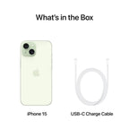 Open Box Apple iPhone 15 256GB (Green) EX DISPLAY