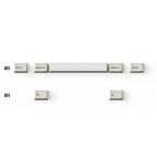 Keychron Cherry Double-Shot PBT Keycaps (Camel) (Full Set 218 Keys)