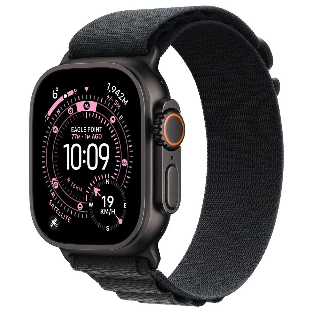 Apple Watch Ultra 3 49mm Black Titanium Case GPS + Cellular Black Alpine Loop (Medium)