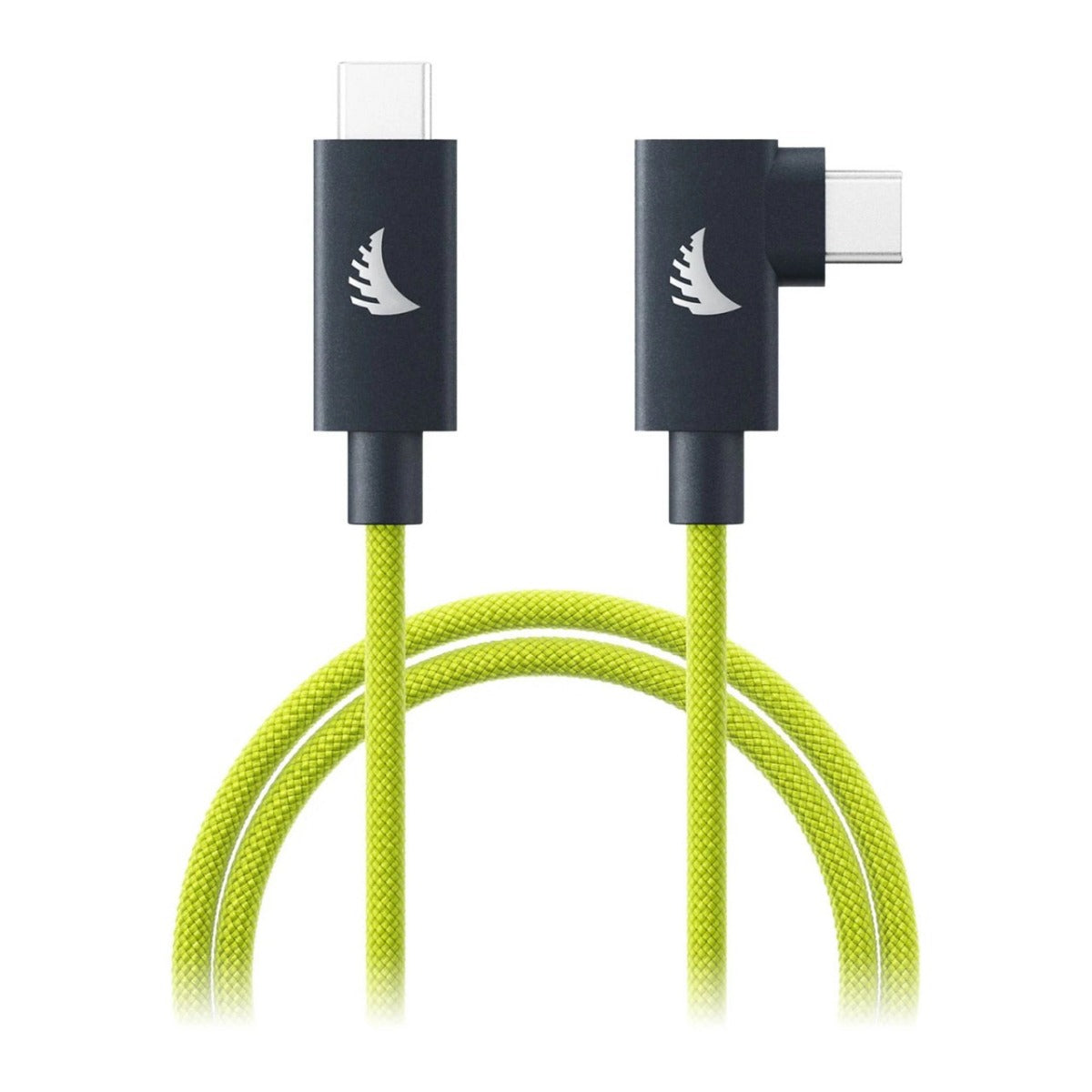 Angelbird 2m USB-C 4.0 Solid Flex Right-Angle Cable (Lime)
