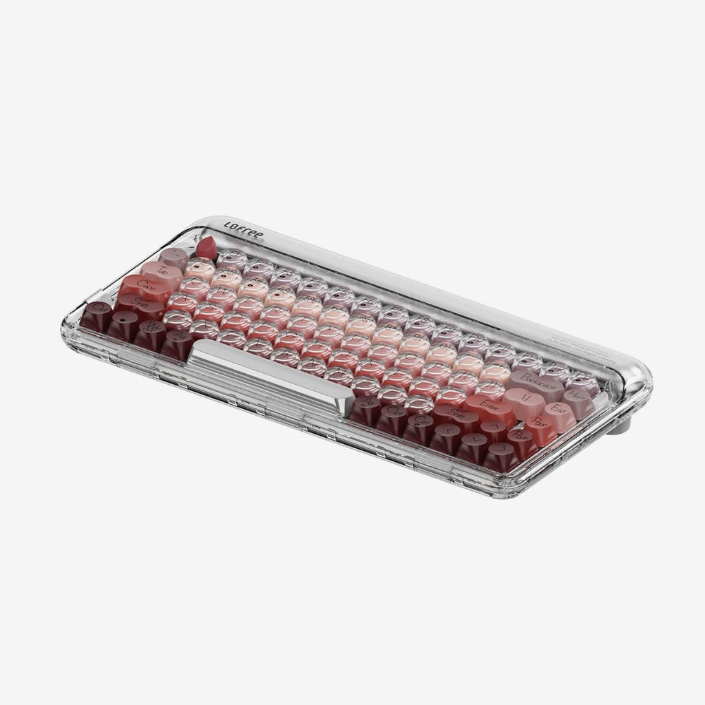 Lofree DOT Lipstick Tri Mode Hot-Swappable Wireless Keyboard (Silver) 